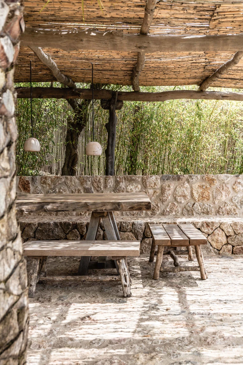 Outdoor seating area