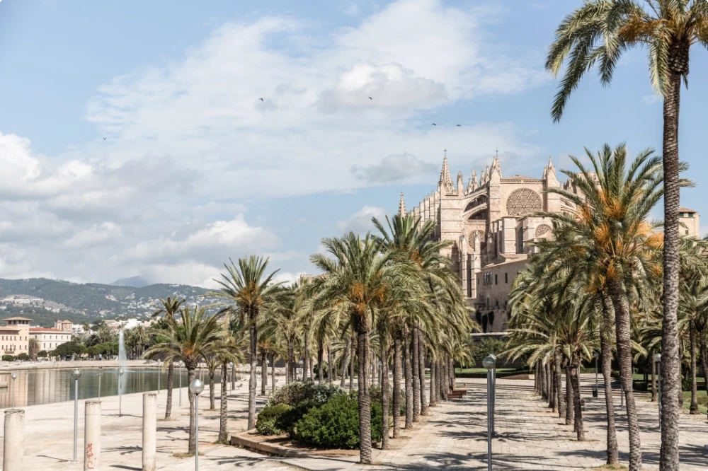 The Catedral-Basílica de Santa María de Mallorca, also known as La Seu.